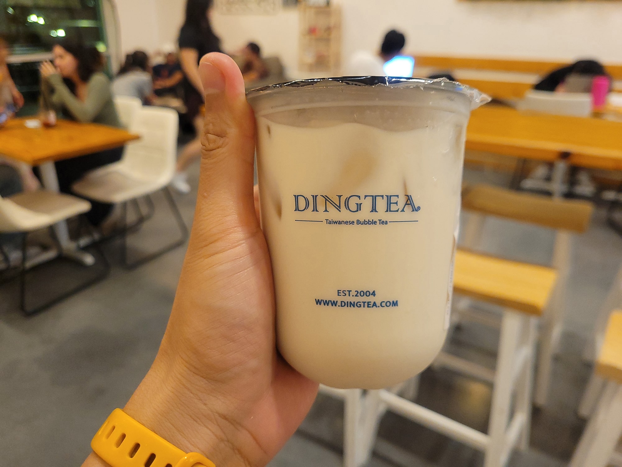 Winter melon boba tea