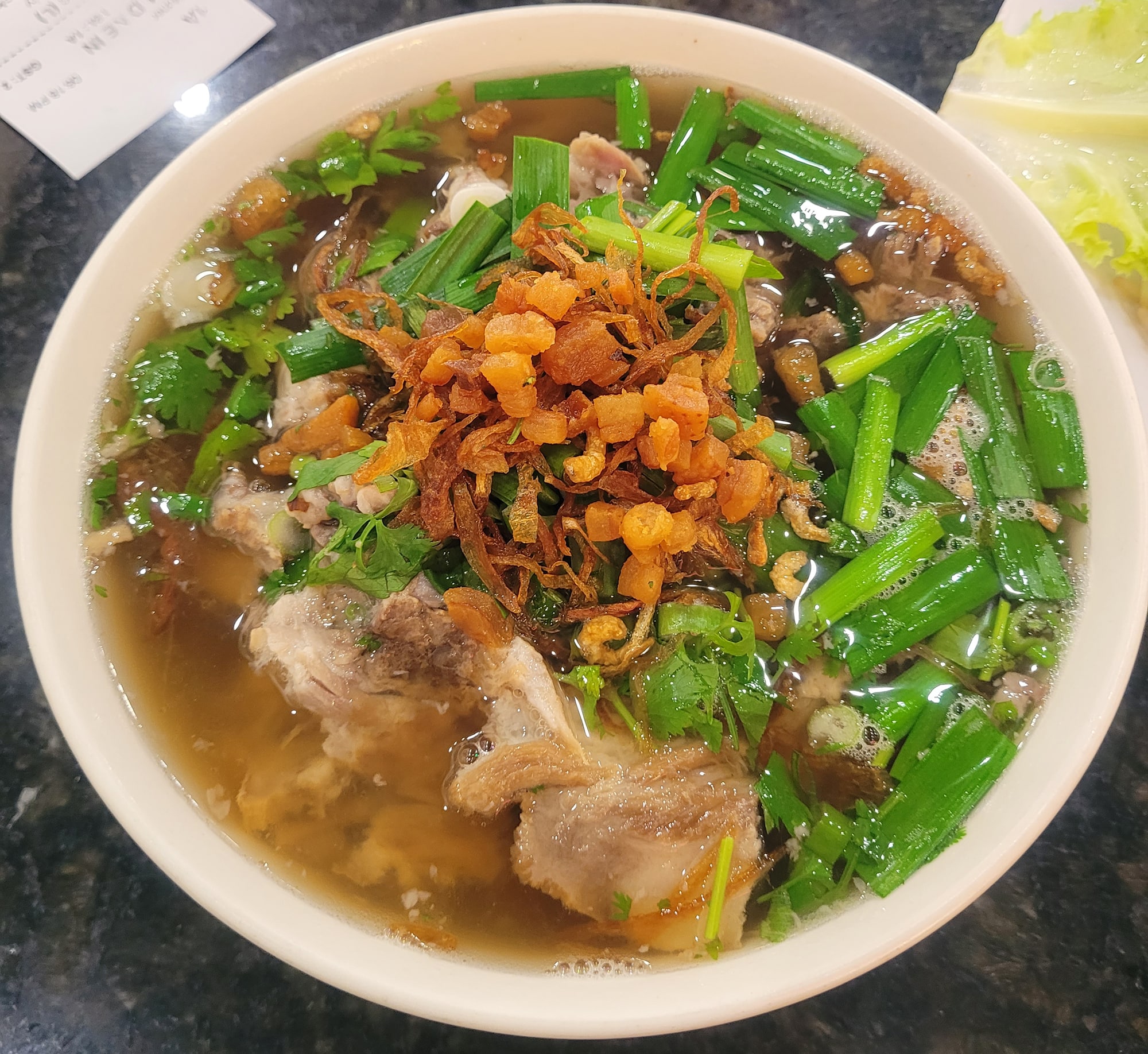 noodle pork bone soup